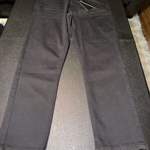 Men's Black Straight Jeans